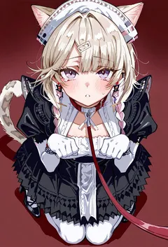 被抓住足交到昏迷的女仆风丸小姐，醒来再次沦为冒险家的淫熟肉玩具，被其逐步调教为乖巧性奴